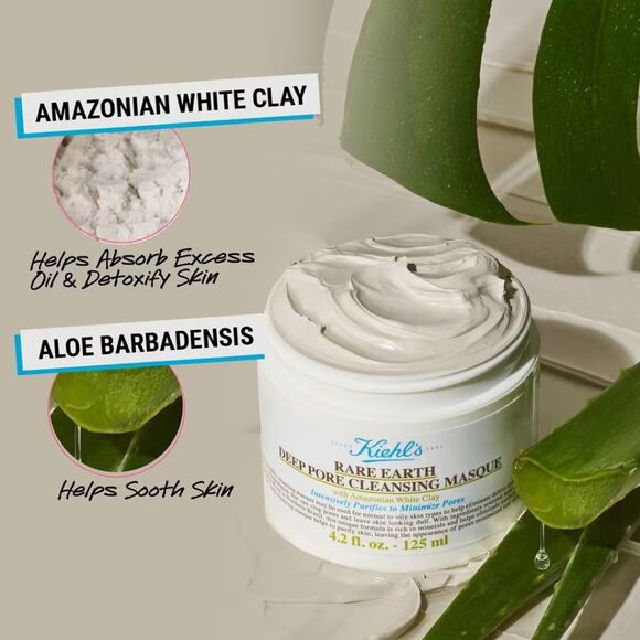 Kiehl's Rare Earth Deep Pore Cleansing Mask - New - Picture 4 of 5